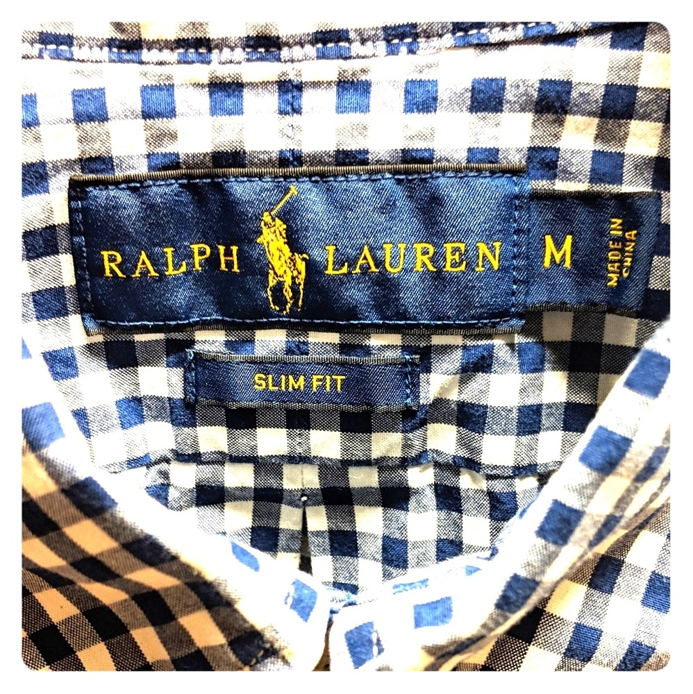 Mens Ralph Lauren Slim Fit Dress Shirt